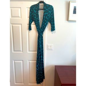 DVF Maxi Wrap Dress